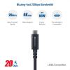 imageCable Matters 40Gbps Active USB4 Cable 98 ft  3m Supports Up to 8K60Hz  4K240Hz Video 100W Charging 40Gbps Data Transfer Compatible with Thunderbolt 4 VR Headset MacBook XPS Surface Pro164 Feet  5m