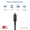 imageCable Matters 40Gbps Active USB4 Cable 98 ft  3m Supports Up to 8K60Hz  4K240Hz Video 100W Charging 40Gbps Data Transfer Compatible with Thunderbolt 4 VR Headset MacBook XPS Surface Pro98 Feet  3m