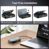 imageCable Matters 40Gbps Portable USB4  Thunderbolt 4 SSD Enclosure for M2 NVMe SSD  Up to Read3800MBs Write3600MBs NVMe Enclosure ToolFree Intelligent Cooling Thunderbolt 45 Compatible