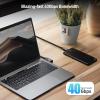 imageCable Matters 40Gbps Right Angle USB 4 Cable 33 ft Supports Up to 8K60Hz  4K240Hz Video 240W Charging 40Gbps Data Transfer USB4 Cable Right Angle Compatible with Thunderbolt 4 MacBook XPS