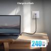 imageCable Matters 40Gbps Right Angle USB 4 Cable 33 ft Supports Up to 8K60Hz  4K240Hz Video 240W Charging 40Gbps Data Transfer USB4 Cable Right Angle Compatible with Thunderbolt 4 MacBook XPS