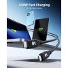 imageCable Matters 40Gbps USB 4 Cable  26ft Supports Up to 8K60Hz  4K240Hz Video 240W Charging 40Gbps Data Transfer USB4 Cable Black Compatible with Thunderbolt 4 MacBook XPS Surface ProBlack