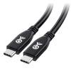 imageCable Matters 40Gbps USB 4 Cable  26ft Supports Up to 8K60Hz  4K240Hz Video 240W Charging 40Gbps Data Transfer USB4 Cable Black Compatible with Thunderbolt 4 MacBook XPS Surface ProBlack