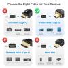imageCable Matters 48Gbps 8K HDMI Coiled Cable 13ft with 8K60Hz 4K240Hz and HDR Support HDMI Cable Coiled for PS5 Xbox Series XS RTX40804090 RX 78007900 Apple TV and MoreMicro HDMI