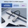 imageCable Matters 48Gbps Unidirectional USB C to HDMI 21 Adapter Supports 8K 60Hz  4K 240Hz HDR Thunderbolt 4 to HDMI21 HDMI 21 to USB C Adapter Thunderbolt 5 Compatible  up to 4K60Hz for macOSAll but macOS