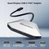 imageCable Matters 4K Quad Display USB C MST Adapter Windows Only Supports Up to 8K60Hz  4X 4K60Hz Video 140W Charging USB C Hub with 2X DisplayPort 21 and 2X HDMI 21 Thunderbolt 45 Compatible