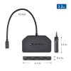 imageCable Matters 4K Triple Display USB C Hub with 2X DisplayPort 1x HDMI and 100W Charging for Windows  DisplayPort 14 and DSC 12 Enabled for Triple 4K 60Hz Display  Not Compatible with Mac