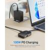 imageCable Matters 4K240Hz USB C Hub DisplayPort 14 with 100W Charging Support 8K60Hz HDRFoldable USB C to DisplayPort Hub Compatible with Thunderbolt 4 MacBook Pro XPS iPad Pro iPhone 1615 Pro