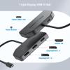 imageCable Matters 4K60Hz Triple Display USB C MST Hub 2X DisplayPort 14 1x HDMI 20 with 100W Charging for Windows  Not Compatible with macOS