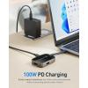 imageCable Matters 4in1 Portable USB C Hub HDMI 4K60Hz ampamp 100W Charging for iPhone 1615 Pro 10Gbps USBC Digital AV Multiport Adapter USBC HDMI Hub Compatible with Thunderbolt 4 for MacBook XPS
