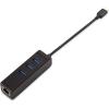 imageCable Matters 4in1 USB C Hub Ethernet Support Gigabit Network USB C Ethernet Hub Thunderbolt LAN Adapter with 101001000Mbps Network Black