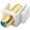 imageCable Matters 5 Pack RG6 Keystone Jack Insert Coaxial Keystone Jack Insert Gender Changer