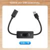 imageCable Matters 5Gbps USB 30 Extension Cable with On Off Switch with Data 6 ft Support Both Data and Power USB 30 On Off SwitchUSB On Off Switch1 Foot