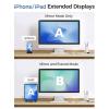 imageCable Matters 5in1 iPhone 1615 USB C Hub HDMI 4K60Hz iPad Docking Station with Gigabit Ethernet USBA 32 Port 100W PD USB C Hub Stand for iPhone 1615 Pro Max iPad Pro Galaxy S23 Ultra