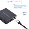 imageCable Matters 7in1 USB C Hub with Triple Display HDMI DisplayPort VGA 2x USB 30 Gigabit Ethernet 100W Charging  Thunderbolt 4 USB 4 USB4 Compatible with MacBook Pro Dell XPS Surface Pro