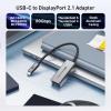 imageCable Matters 80Gbps Unidirectional USB C to DisplayPort 21 Adapter 16K60Hz 8K240Hz 4K960Hz and HDR Thunderbolt 54 USB4 Compatible with VR Headset MacBook Pro iPad Pro XPS Surface Pro