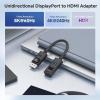 imageCable Matters 8K DisplayPort 14 to HDMI 21 Adapter with 4K 240Hz  8K 60Hz Unidirectional DisplayPort to HDMI 21 Cable Adapter Supports RTX4080 RX7900 Not Work with PS5Xbox No VRR Support