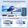 imageCable Matters 8K DisplayPort to HDMI 21 Cable  6ft with 4K 240Hz  8K 60Hz Unidirectional Display Port to HDMI 21 Cable Supports RTX4080 RX7900 Not Work with PS5Xbox No VRR Support