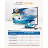 imageCable Matters 8in1 Portable 40Gbps Dual HDMI USB4 Hub USB 4 Dock with 2X 4K60Hz or 1x 4K120Hz  8K30Hz 100W PD Gigabit Ethernet Compatible with Thunderbolt 4 macOSs Display Limitation
