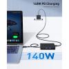 imageCable Matters 8in1 USB C Hub Multiport Adapter with Dual 4K60Hz HDMI 140W PD Charging Gigabit Ethernet 10Gbps Data Transfer 2x USBC ampamp 1x USBA 32 Ports Support ONE External Display on MacOS