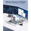 imageCable Matters 8in1 USB C Hub Multiport Adapter with Dual 4K60Hz HDMI 140W PD Charging Gigabit Ethernet 10Gbps Data Transfer 2x USBC ampamp 1x USBA 32 Ports Support ONE External Display on MacOS