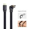 imageCable Matters 90Degree Flat 48Gbps Ultra HD 8K HDMI Cable 6 ft with 8K 60Hz 4K 120Hz and HDR Support for PS5 Xbox Series XS RTX3080  3090 RX 68006900 Apple TV and More  6 Feet6 Feet