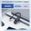 imageCable Matters Active 8K Mini DisplayPort 14 to HDMI 21 Adapter with 4K 240Hz  8K 60Hz Unidirectional Mini DisplayPort to HDMI 21 Cable Adapter Black