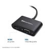 imageCable Matters Aluminum USB C to HDMI VGA Adapter for Surface Pro 7 MacBook Pro Dell XPS 13 and More  Thunderbolt 4  USB4  Thunderbolt 3 Port Compatible