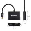 imageCable Matters Aluminum USB C to HDMI VGA Adapter for Surface Pro 7 MacBook Pro Dell XPS 13 and More  Thunderbolt 4  USB4  Thunderbolt 3 Port Compatible