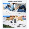 imageCable Matters Braided 2in1 USB C to USB C Cable  6ft 140W Smart Power Allocation for Laptops and Phones Supports Charging ampamp Data Transfer USB C Power Splitter Works with MacBook iPad iPhone