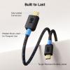 imageCable Matters Braided USB C to Micro USB Cable  33ft 3A15W Charging 480Mbps Data MicroUSB to USBC Cable MicroB 20 Cord for Game Controller Camera GPS Dash Cam and More Black6 Feet