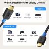 imageCable Matters Braided USB C to Micro USB Cable  33ft 3A15W Charging 480Mbps Data MicroUSB to USBC Cable MicroB 20 Cord for Game Controller Camera GPS Dash Cam and More Black6 Feet