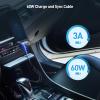 imageCable Matters Coiled USB C to USB C Cable 14 Feet Up to 60W Charging 480Mbps Data Transfer Compatible with Apple CarPlay Android Auto USBC Charger Cable for iPhone 1615 Galaxy S242Pack