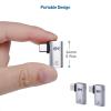 imageCable Matters ComboPack 40Gbps Right Angle USBC Adapter Kit Up to 4K240Hz Video 240W Charging 40Gbps Data Transfer 90 Degree USB C Adapter Compatible with Thunderbolt 4 iPhone 16 Steam DeckFlat Right Angle