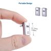 imageCable Matters ComboPack 40Gbps Right Angle USBC Adapter Kit Up to 4K240Hz Video 240W Charging 40Gbps Data Transfer 90 Degree USB C Adapter Compatible with Thunderbolt 4 iPhone 16 Steam DeckRight Angle