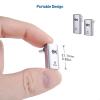 imageCable Matters ComboPack 40Gbps Right Angle USBC Adapter Kit Up to 4K240Hz Video 240W Charging 40Gbps Data Transfer 90 Degree USB C Adapter Compatible with Thunderbolt 4 iPhone 16 Steam DeckCombo  Vertical