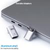 imageCable Matters ComboPack 40Gbps Right Angle USBC Adapter Kit Up to 4K240Hz Video 240W Charging 40Gbps Data Transfer 90 Degree USB C Adapter Compatible with Thunderbolt 4 iPhone 16 Steam DeckRight Angle