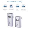 imageCable Matters ComboPack 40Gbps Right Angle USBC Adapter Kit Up to 4K240Hz Video 240W Charging 40Gbps Data Transfer 90 Degree USB C Adapter Compatible with Thunderbolt 4 iPhone 16 Steam DeckCombo  Vertical