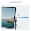 imageCable Matters ComboPack 40Gbps Right Angle USBC Adapter Kit Up to 4K240Hz Video 240W Charging 40Gbps Data Transfer 90 Degree USB C Adapter Compatible with Thunderbolt 4 iPhone 16 Steam DeckFlat Right Angle
