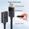 imageCable Matters DisplayPort to DisplayPort Extension Cable  6ft Supports 8K 60Hz 4K 240Hz DP Extension Cable 14 DP Male to Female6 Feet