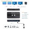 imageCable Matters Dual 4K 60Hz USB C KVM Switch for 2 Computers 2 Monitors Not Work with Desktop PCs or Chromebooks with RF Remote Control HDMI DisplayPort ampamp 4X USB 30 Compatible with Thunderbolt 4