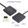 imageCable Matters Dual Monitor USB C Hub USB C Dock with Dual 4K DisplayPort 2X USB 20 Ethernet and 60W Charging  Thunderbolt 4  USB4  Thunderbolt 3 Port Compatible for Windows and Linux