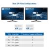 imageCable Matters Dual Monitor USB C Hub USB C Dock with Dual 4K DisplayPort 2X USB 20 Ethernet and 60W Charging  Thunderbolt 4  USB4  Thunderbolt 3 Port Compatible for Windows and Linux