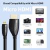 imageCable Matters HighSpeed Long 4K Micro HDMI to HDMI Cable  25ft Ideal for Tablet Notebook Camera Raspberry Pi 4 and Raspberry Pi 515 ft