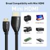 imageCable Matters HighSpeed Long 4K Mini HDMI to HDMI Cable  25ft HDMI20 Ready for Tablets Nikon Sony Canon DSLR Raspberry Pi Zero25 ft