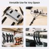 imageCable Matters Hook and Loop Straps with Buckle 30ft Roll with 45 Metal Buckles 06 Inch Wide Adjustable Cable Straps Black06 inches Wide