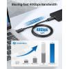 imageCable Matters Intel Certified 40Gbps Active Thunderbolt 4 Cable 66 ft with 100W Charging and 8K Video  Fully Compatible with USB CUSBC USB 4  USB4 and Thunderbolt 3Black