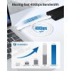 imageCable Matters Intel Certified 40Gbps Thunderbolt 4 Cable 33ft with 8K Video and 240W Charging  1m Compatible with USB4 Thunderbolt 3 Cable and USBCWhite