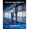 imageCable Matters Intel Certified 80Gbps Right Angle Thunderbolt 5 Cable with up to 120Gbps Bandwidth Boost and 240W Charging  08m  26ft Compatible with Thunderbolt 4 USB4 and USB C Black