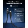 imageCable Matters Intel Certified 80Gbps Thunderbolt 5 Cable with up to 120Gbps Bandwidth Boost and 240W Charging  1m  33ft Compatible with Thunderbolt 4 USB4 and USB C BlackBlack